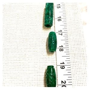 not for sale Loose Jade Barrel Beads